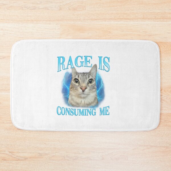 Item preview, Rage Consumes Me Funny cat designed and sold by IdealDo.