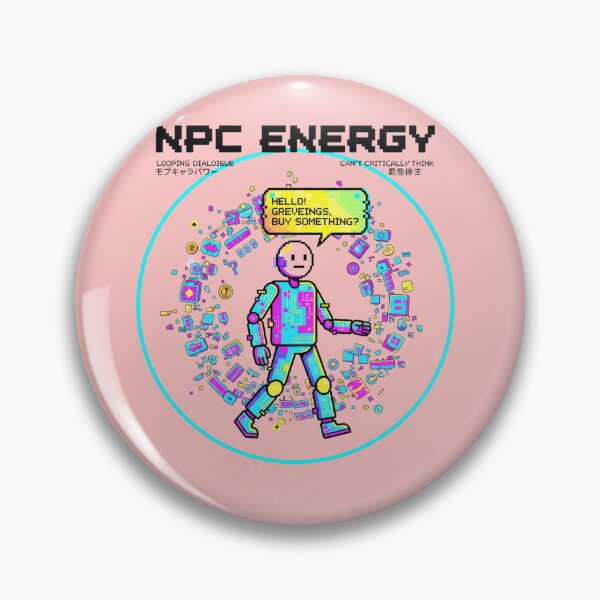 Item preview, NPC Energy – Looping Dialogue Glitchcore designed and sold by Tily360.