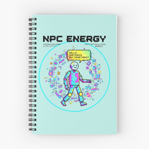 Item preview, NPC Energy – Looping Dialogue Glitchcore designed and sold by Tily360.