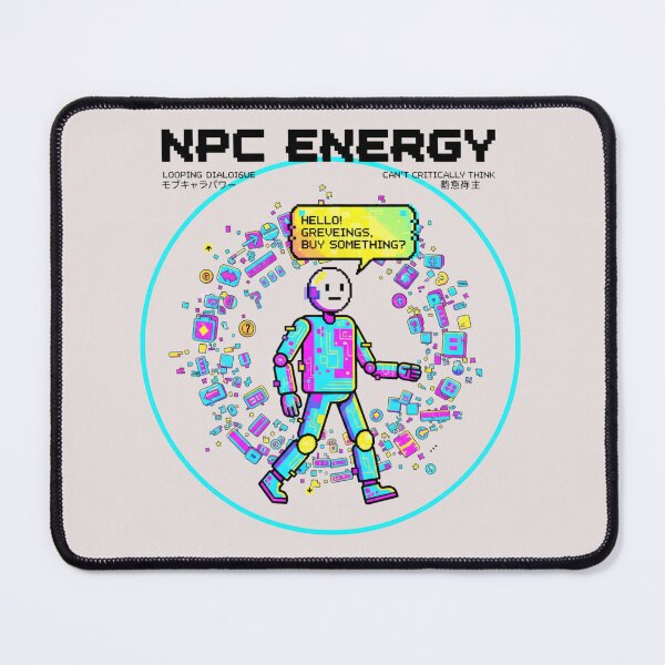 Item preview, NPC Energy – Looping Dialogue Glitchcore designed and sold by Tily360.