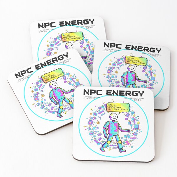Item preview, NPC Energy – Looping Dialogue Glitchcore designed and sold by Tily360.