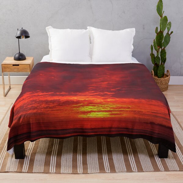 Item preview, Dramatic Red Sunset Over Ocean #1 designed and sold by Maxiverse.