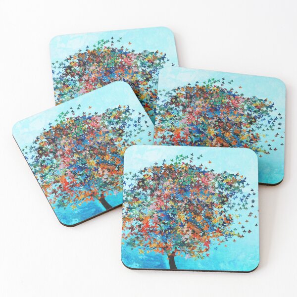 Item preview, Letting Go Inspirational Tree Art designed and sold by Sharon Cummings Art.