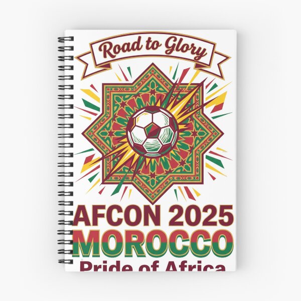 Item preview, Morocco AFCON 2025 – Road to Glory | Pride of Africa Football Design designed and sold by Aria_seojin.
