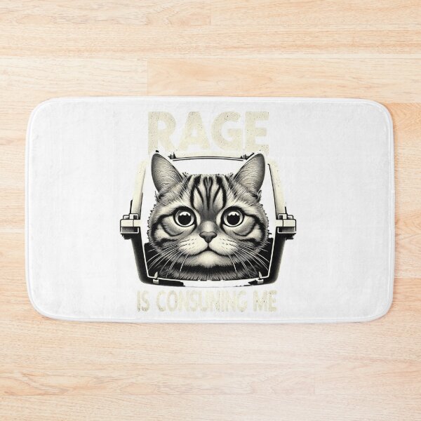 Item preview, Rage Consumes Me Funny cat designed and sold by IdealDo.