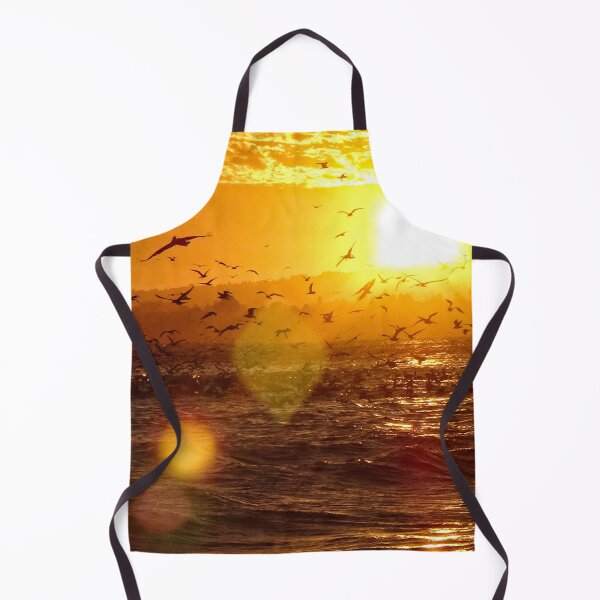 Item preview, Sunset Over Ocean with Birds designed and sold by Maxiverse.