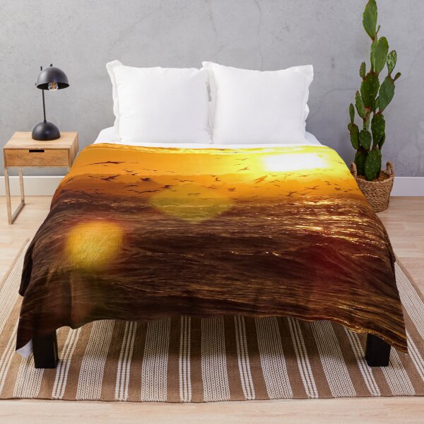 Item preview, Sunset Over Ocean with Birds designed and sold by Maxiverse.
