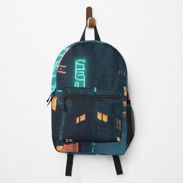 Item preview, Neon Cyber Voxel City designed and sold by LunarDraft.