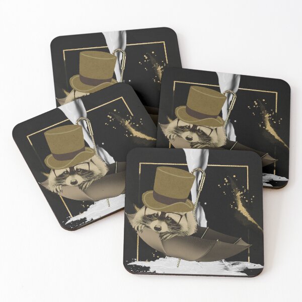 Item preview, Funny raccoon in an umbrella- gift for animal lovers, party gift designed and sold by Lovelalaland.