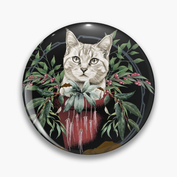 Item preview, Funny cat in a flowerpot- for animal lovers designed and sold by Lovelalaland.
