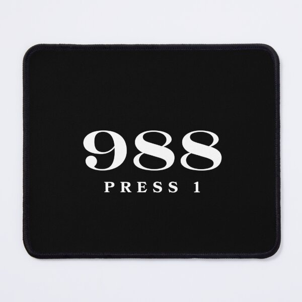 Item preview, 988 Press 1 - Veteran Crisis Line Awareness (Best on Black/Dark Colors) designed and sold by Vet-MH-Threads.