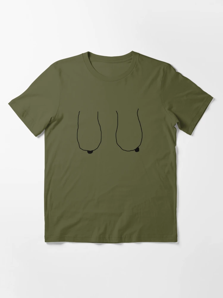 Hanging Boobs - Cartoon Boobies Essential T-Shirt for Sale by