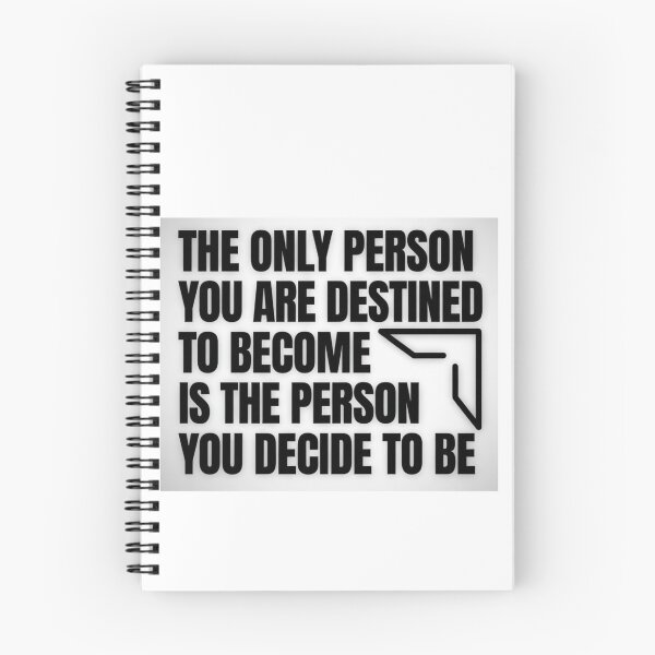 Item preview, The Only Person You’re Destined to Be Is the Person You Decide to Be designed and sold by ExquisiteShop22.