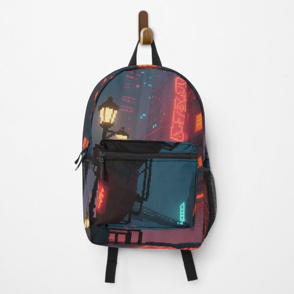 Item preview, Neon Cyber Voxel City designed and sold by LunarDraft.
