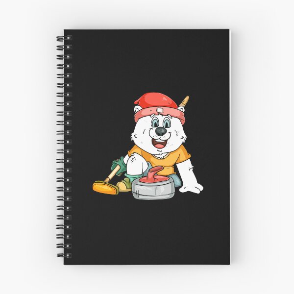 Item preview, Curling player polar bear designed and sold by Soulskier.