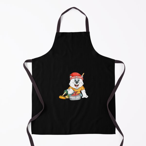 Item preview, Curling player polar bear designed and sold by Soulskier.
