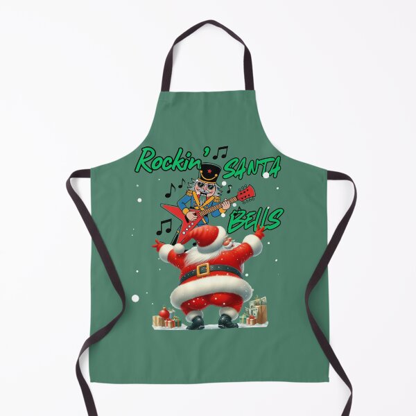 Item preview, Rockin’Santa Bells – Funny Christmas Rock Design designed and sold by Szpaku desart .