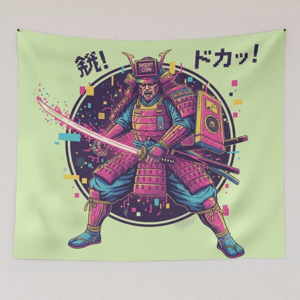 Item preview, Arcade Mode Samurai – Insert Coin Edition designed and sold by Tily360.