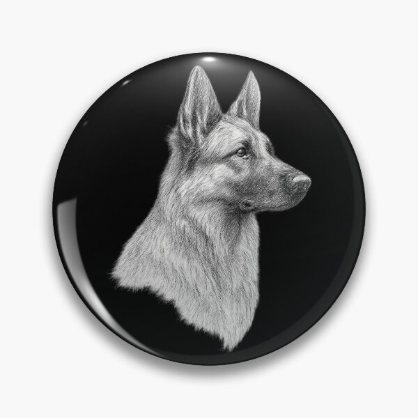 Item preview, Head Study of a German Shepherd German Shepherd Sketch designed and sold by zuzzelek44.