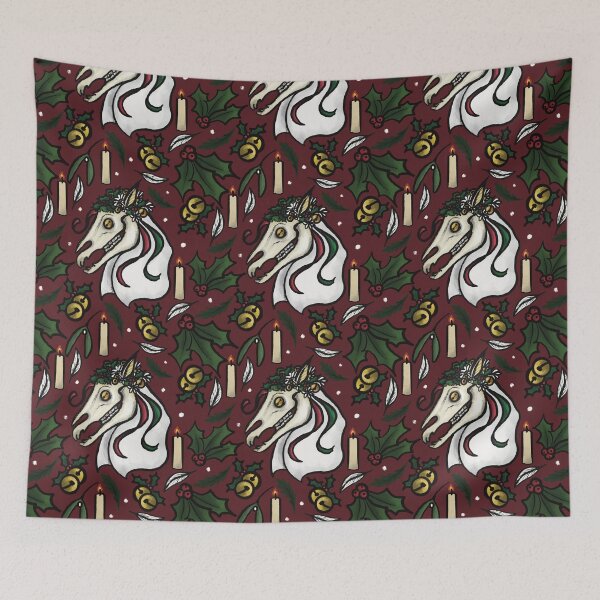 Item preview, Merry Mari Lwyd pattern designed and sold by Fatdragon folklore .