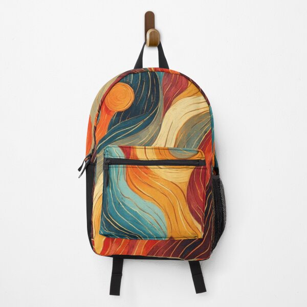 Item preview, Colorful Abstract Floral Pattern | Modern Art Design | Red, Yellow, Orange Flowers designed and sold by Ditstyle.