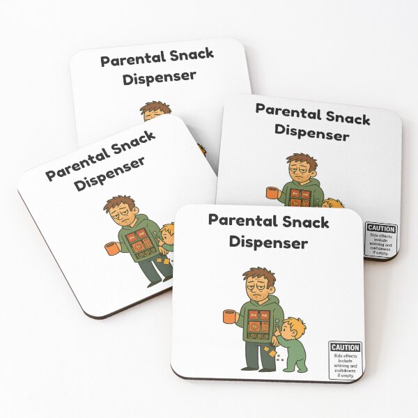Item preview, Parental Snack Dispenser – Funny Parenting Humor Design designed and sold by MadeInNapTime.