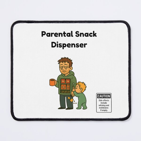 Item preview, Parental Snack Dispenser – Funny Parenting Humor Design designed and sold by MadeInNapTime.