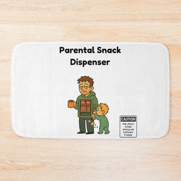 Item preview, Parental Snack Dispenser – Funny Parenting Humor Design designed and sold by MadeInNapTime.
