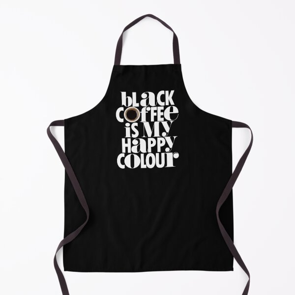 Item preview, Black Coffee Is My Happy Colour designed and sold by Art & Coffee.