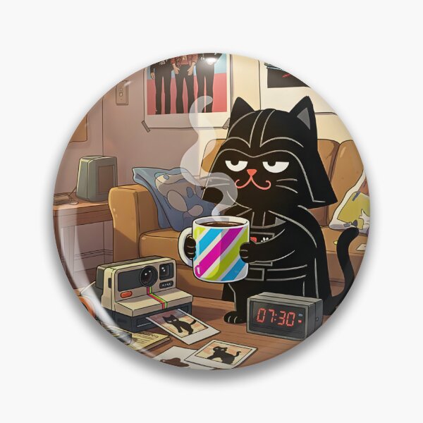 Item preview, Darth Purr Coffee – Running on Questionable Decisions (1986) designed and sold by catastrocat.