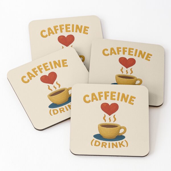 Item preview, Caffeine Heart Cozy Coffee Art designed and sold by Liv Solara.