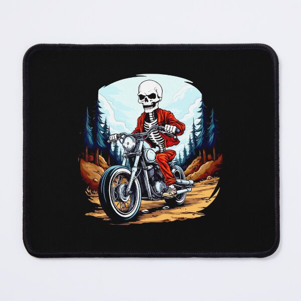 Item preview, Skeleton motorcyclist designed and sold by Soulskier.