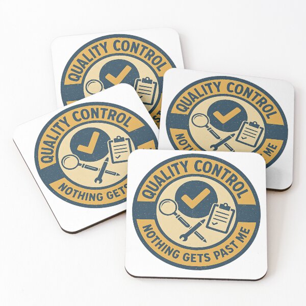 Item preview, Quality Control Retro Badge Design designed and sold by My Cool Store.