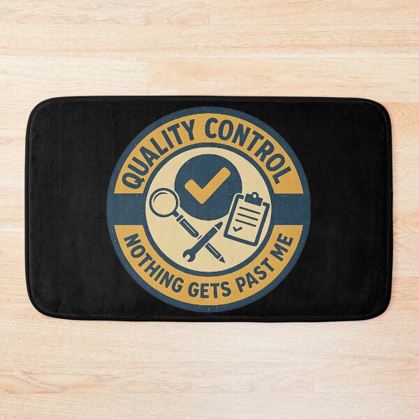 Item preview, Quality Control Retro Badge Design designed and sold by My Cool Store.