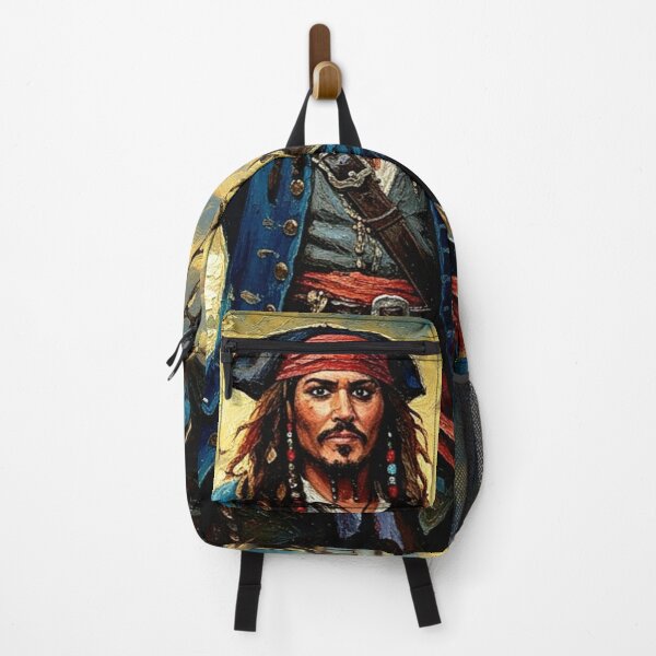 Item preview, Swashbuckler Pirate Captain Oil Painting | Dreadlocks Sea Adventure Art | Blue Coat Sailing Icon designed and sold by Art's Diner.