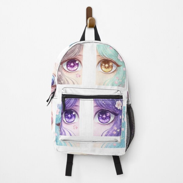 Item preview, Dreamy Manga Eyes Collage – Pastel Emotion Grid designed and sold by Tily360.