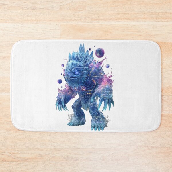 Item preview, New Year Golem Ice Monster designed and sold by AlexLineArt.