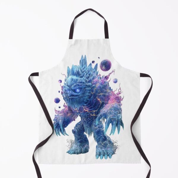 Item preview, New Year Golem Ice Monster designed and sold by AlexLineArt.