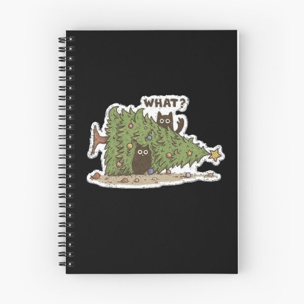 Item preview, What?  Black Cats Knocked Over Christmas Tree designed and sold by zuzzelek44.