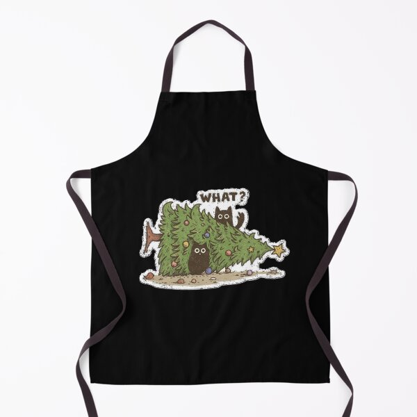 Item preview, What? Black Cats Knocked Over Christmas Tree designed and sold by zuzzelek44.