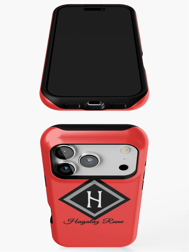 Thumbnail 3 of 4, iPhone Case, Hagalaz Rune designed and sold by WindsofJupiter.