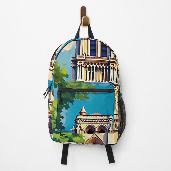 Item preview, Notre Dame – Paris, France (Vintage Travel Poster Style) designed and sold by FrancophileFun.