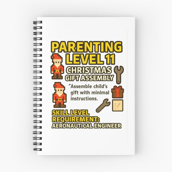 Item preview, Parenting Level 11: Christmas Gift Assembly  designed and sold by SarcasticParenting.