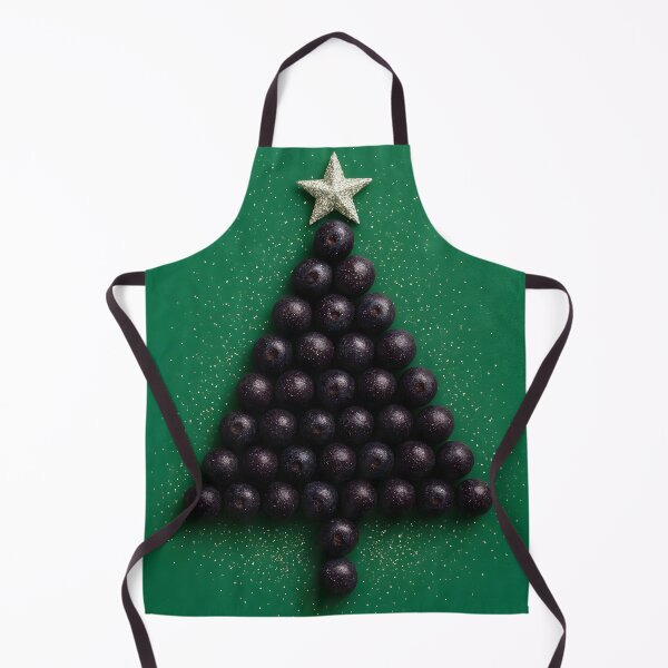 Item preview, Açaí Christmas Tree – Festive Superfood Art with Silver Stars designed and sold by EmeraldeaDesign.