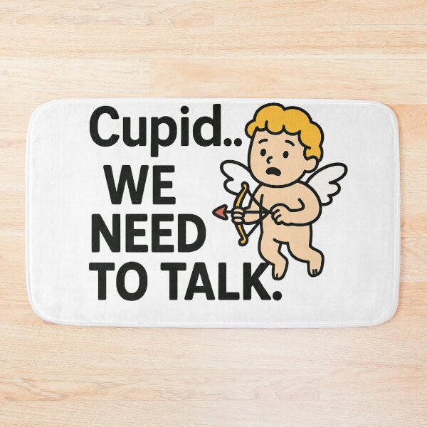 Item preview, Cupid We Need To Talk Funny Anti-Valentine T-Shirt designed and sold by TheSimpleTee007.