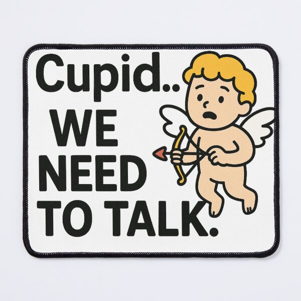 Item preview, Cupid We Need To Talk Funny Anti-Valentine T-Shirt designed and sold by TheSimpleTee007.