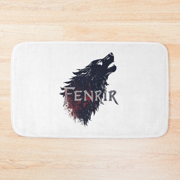 Item preview, Fenrir Bloodied Nordic Wolf Design designed and sold by RED-MOUSE.