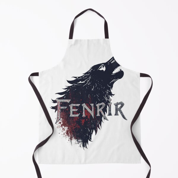 Item preview, Fenrir Bloodied Nordic Wolf Design designed and sold by RED-MOUSE.