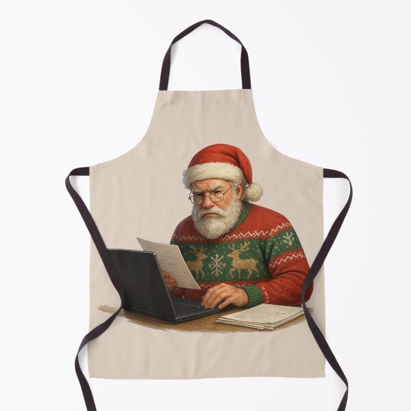 Item preview, Corporate Santa Reviewing Documentation Christmas Humor designed and sold by I AM BRO.