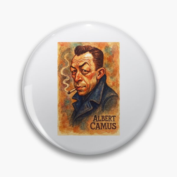 Item preview, Albert Camus designed and sold by Sarcastic designs.
